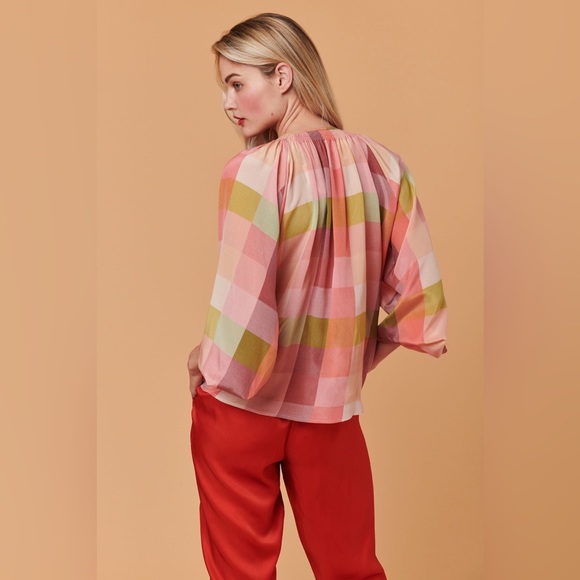 Tucker NYC The Classic Blouse
Pastel Plaid - Picture 4 of 4